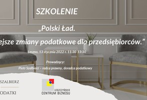 Polski Ład. Najważniejsze zmiany podatkowe dla przedsiębiorców - szkolenie