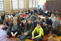 Grupa uczniów gimnazjum nr 4