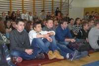 Grupa uczniów gimnazjum nr 4