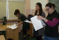 Grupa uczniów gimnazjum nr 4