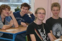 Grupa uczniów gimnazjum nr 4