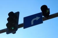 Sygnalizaja świetlna z sekundnikami