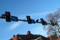 Sygnalizaja świetlna z sekundnikami