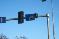 Sygnalizaja świetlna z sekundnikami