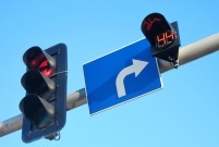 Sygnalizaja świetlna z sekundnikami