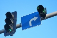 Sygnalizaja świetlna z sekundnikami