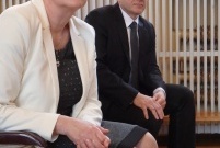 Uczestnicy konferencji prasowej