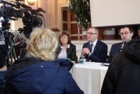 Uczestnicy konferencji prasowej