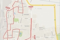 Trasa I Półmaratonu Leszczyńskiego Duda-Cars