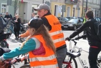 Rowerzyści podczas Majówka z ABC
