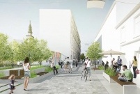 Zwycięska koncepcja zagospodarowania ul. Brackiej i Zielonej w Lesznie. Śródmiejska atmosfera ul Brackiej