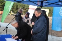 Wmurowanie kamienia węgielnego