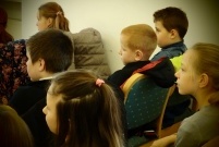 Uczniowie klasy IIIb z SP9 w leszczyńskim Ratuszu