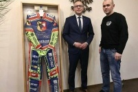 Prezydent Łukasz Borowiak i Prezes SSKUL Bartosz Domagała