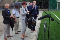 Otwarcie boiska przy ZSE