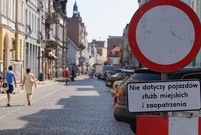 Ulica Słowiańska w Lesznie w trakcie przebudowy (zdj. 20.08.2018)