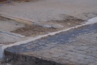 Ulica Słowiańska w Lesznie w trakcie przebudowy (zdj. 20.08.2018)