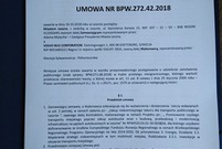 Pierwsza strona umowy