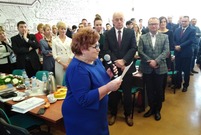 Pożegnanie skarbnik Barbary Krawiec miało miejsce w czasie V sesji Rady Miejskiej Leszna