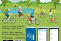 Rowerowa Stolica Polski - Leszno plakat szkoły