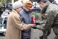 Uroczystości patriotyczne pod tablicą rozstrzelanych