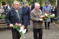 Uroczystości patriotyczne pod tablicą rozstrzelanych