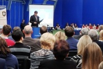 Uroczyste otwarcie nowej hali sportowej przy III LO