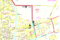 Mapka utrudnień w ruchu w związku z uroczystościami 11 Listopada