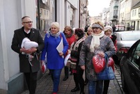 Serca-poduszki uszyli i podarowali sympatycy Stowarzyszenia Wygraj Siebie