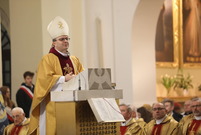 Msza święta w leszczyńskiej bazylice