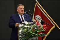 Uroczysta sesja Rady Miejskiej Leszna w auli PWSZ