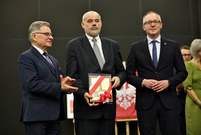 Uroczysta sesja Rady Miejskiej Leszna w auli PWSZ