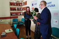 Spotkanie miało miejsce na sali sesyjnej Urzędu Miasta Leszna