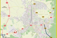 Schemat organizacji ruchu - przebudowa DK12 w Lesznie na odcinku ul. Szybowników