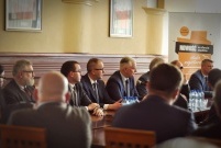 Spotkanie z władzami PWSZ w Lesznie