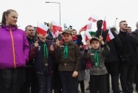 Manifestacja pod Pomnikiem Konstytucji 3 Maja i Odzyskania Niepodległości