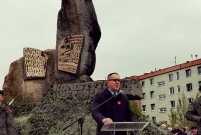 Manifestacja pod Pomnikiem Konstytucji 3 Maja i Odzyskania Niepodległości