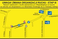 Schemat organizacji ruchu na ul. Niepodległości