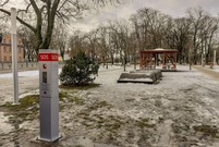 Kolumna S.O.S. w Parku Jonstona