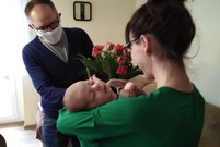 Prezydent Łukasz Borowiak z wizytą u Mateusza i Jego Rodziców