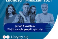 Plakat informacyjny dot. spisu powszechnego
