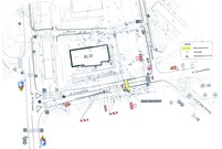 Mapka ze zmianą organizacji ruchu