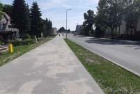 Przebudowywana ul. Szybowników