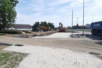 Przebudowywana ul. Szybowników