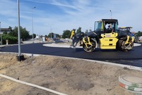 Przebudowywana ul. Szybowników