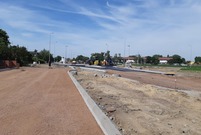 Przebudowywana ul. Szybowników