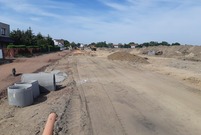 Przebudowywana ul. Szybowników