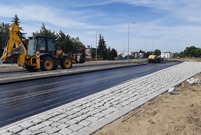 Przebudowywana ul. Szybowników