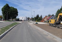 Przebudowywana ul. Szybowników