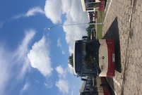 Nowy słup oświetleniowy w zajezdni MZK